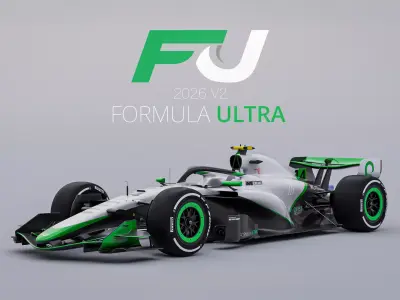 Formula Ultra f1 2026 v2 - FU26 3D model