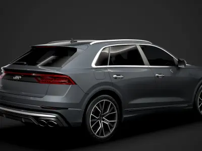 Audi SQ8 TDI 2020 3D model