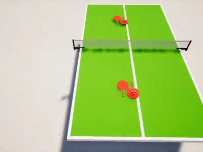 table tennis 3D model
