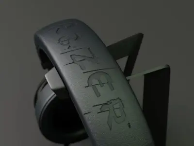 Razer Kraken V2 Headphones 3D model