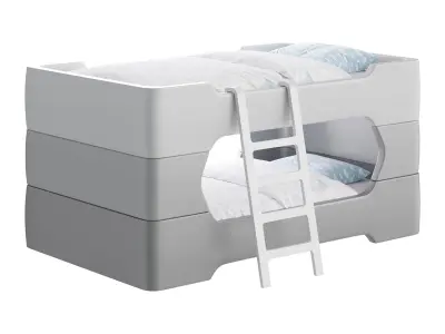 Bunky bunk bed 3D model