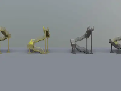 Miniature 3D Printing Structure Type-3 3D model