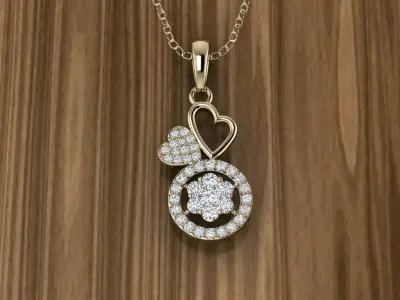 Jewelry Pendant 3D print model shop