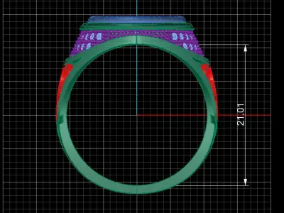 NEO MAN RING MODEL17 3D print model