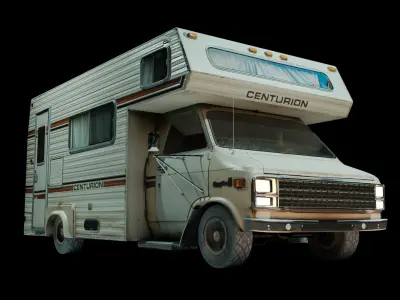 Camper RV Motorhome 3D model