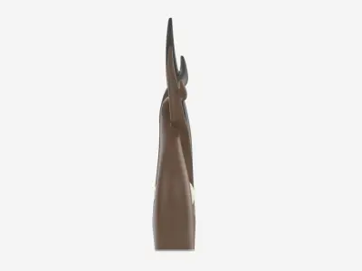 Ceramic Abstract Figurines 3D model