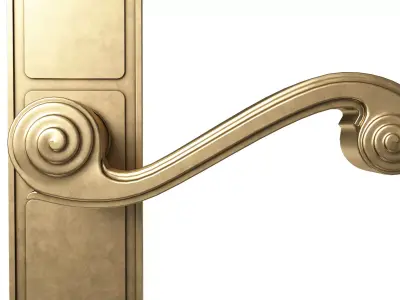 Door handle 01 3D model