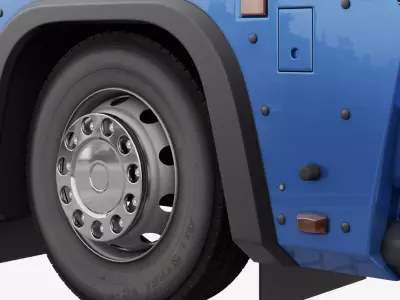 Shuttle Kamaz-3373 3D model