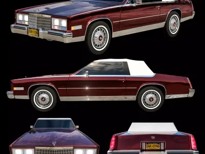 1985 Cadillac Eldorado Biarritz 3D model