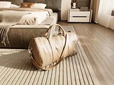 modern bedroom 3D model