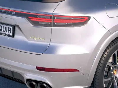 Porsche Cayenne Hybrid 2018 3D model