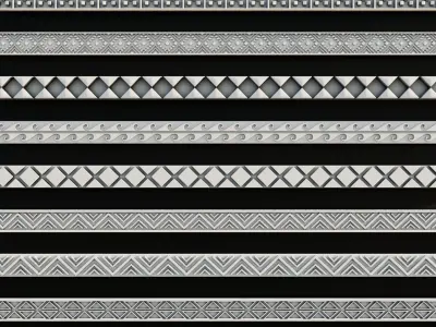 Ornament Pack Vol 30 - Modern Ancient Greece Modern 3D model