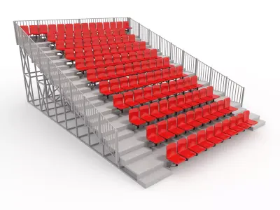 Bleachers 8 3D model