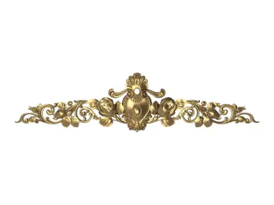 decorative pattern ready for 3D printing 3D model 44