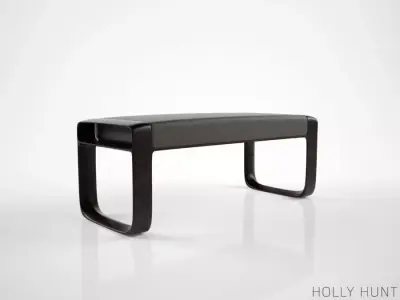 Holly Hunt Sabina bench 3D model