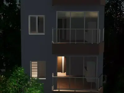 Departments Building 3D model