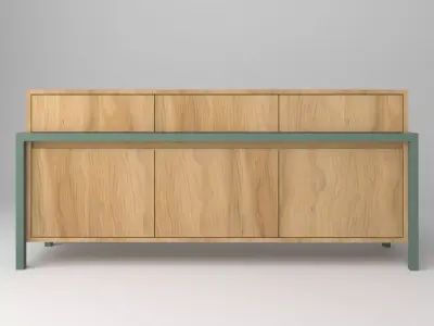 MODERN MINIMAL CONSOLE  3D model