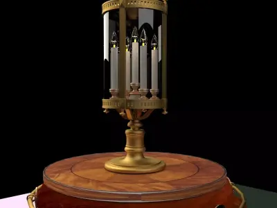 Chinese lantern 3D model 16
