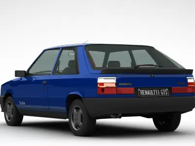 Renault 11 Turbo Coupe 1985 3D model