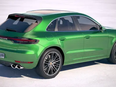 Porsche Macan Turbo 2019 3D model