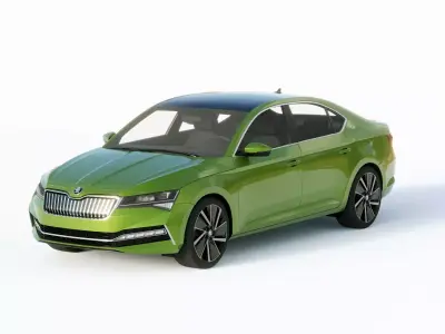 Skoda Superb 2020 3D model
