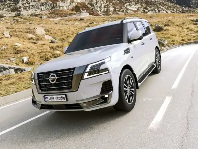 2022 Nissan Patrol Platinum 3D model