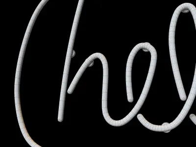 Neon Set 13 3D model