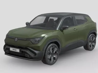 Suzuki E-Vitara 2025 Low-poly 3D model