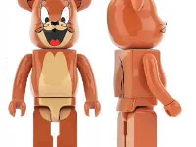 tom and jerry bearbrick collection 3D model
