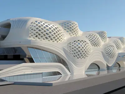 KAFD Metro Station 3D model