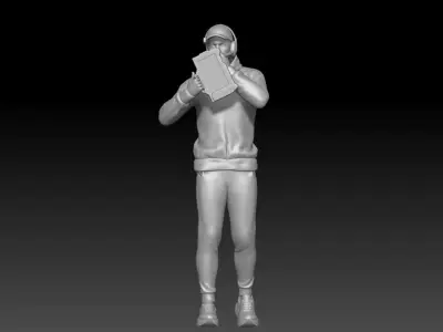 nfl coach man 1 3D print model