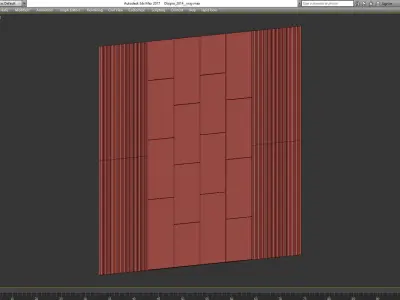 Wall Panel Decoration 3d model Low-poly 3D model purchase