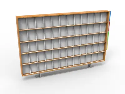 Magazine Rack 3D print model