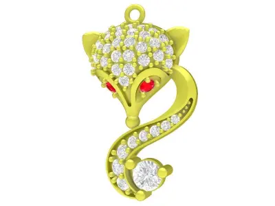 Luxury Snake Pendant Jewelry 3D Model 4026 3D print model