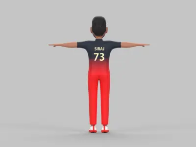 Mohammed Siraj 3D model
