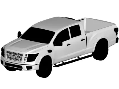 Nissan Titan 3D model purchase