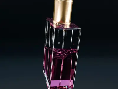 Perfume bottle berry 3D model Advertising 3D model
