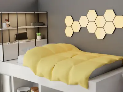 Apartment isometric 3D model