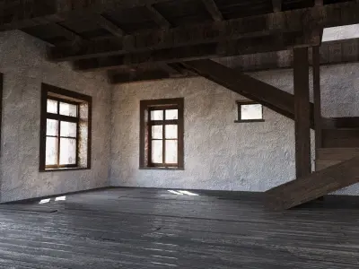 Greek traditional house  3D model