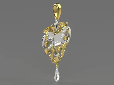 Modern Baroque Splendor gp0466 3D print model
