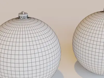 Bauble Set 3D model