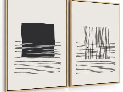 Plaster Two Frame 25 Low-poly 3D model