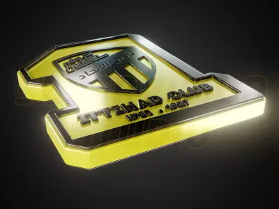 Ittihad logo - Cinematic - 3D print 3D model