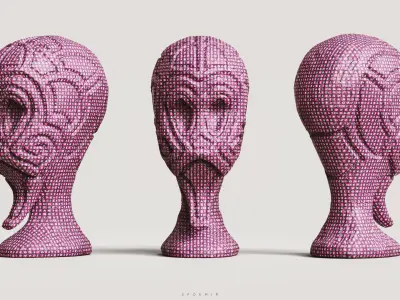 3D Printable Statue Model 3D model