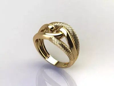 Fancy Womens Rings Plain Rings Ready STL 3DM Models Rings 3D print model 5