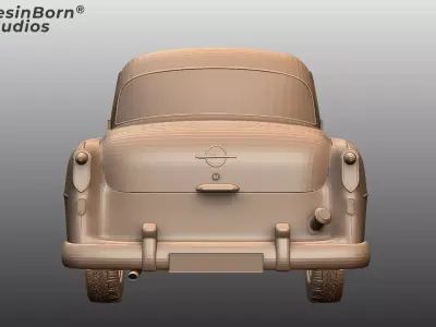 1956 Opel Olympia Rekord Mk1 3D print model