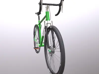 Bicycle Low-poly 3D model by udayk - Low-poly