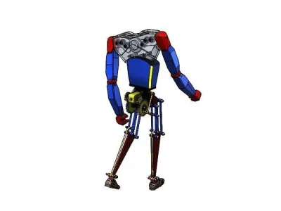 Humanoid Model - Walking Performance  3D print model