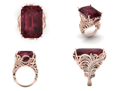 Ring ak 3 3D print model