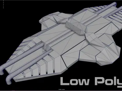 Sci fi device - Game Ready - Cyberpunk Low-poly 3D model